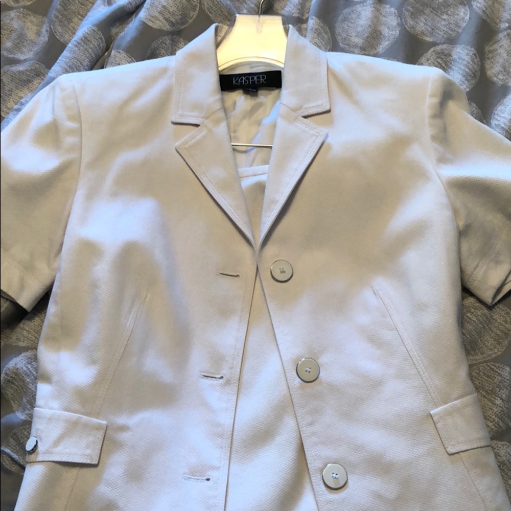 Kasper short sleeve skirt suit